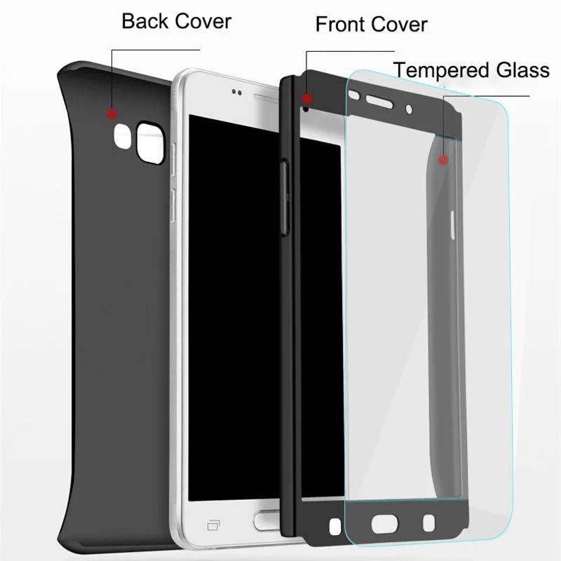 Роскошный чехол с полным покрытием 360 противоударный для Samsung Galaxy A320 A520 A3 A5 A7 2016 2017