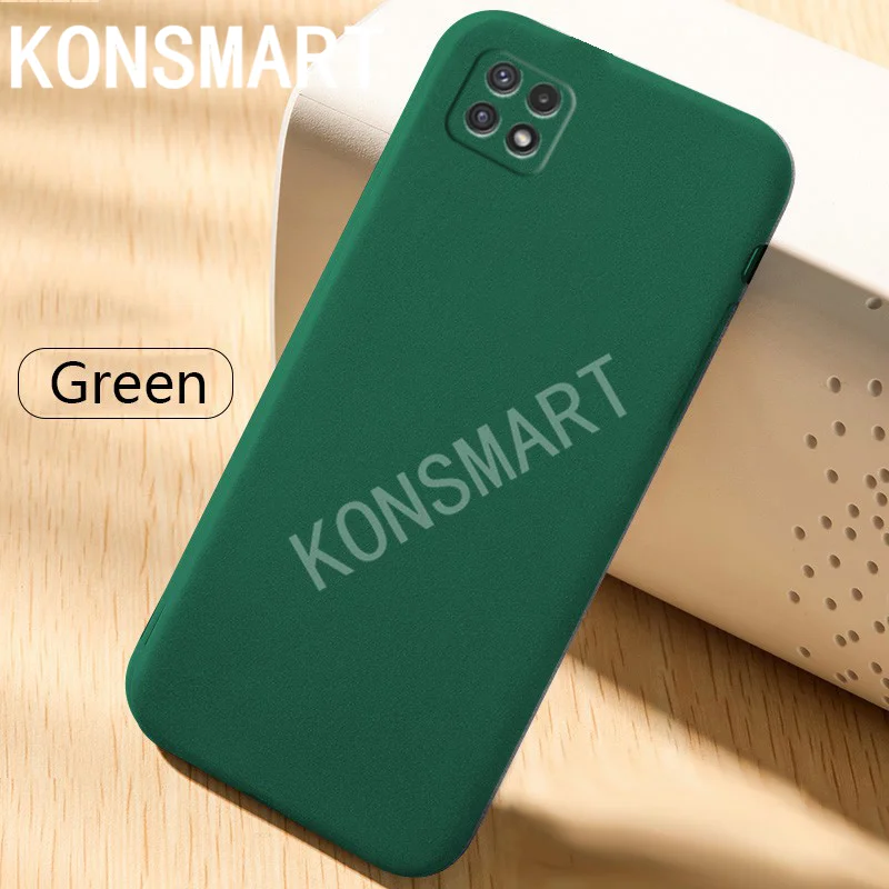 

KONSMART For Samsung A22 5G 2021 Case Galaxy A22 Hot Skin Feel Silicone Cover Coque Soft Matte Bumper Phone Cases