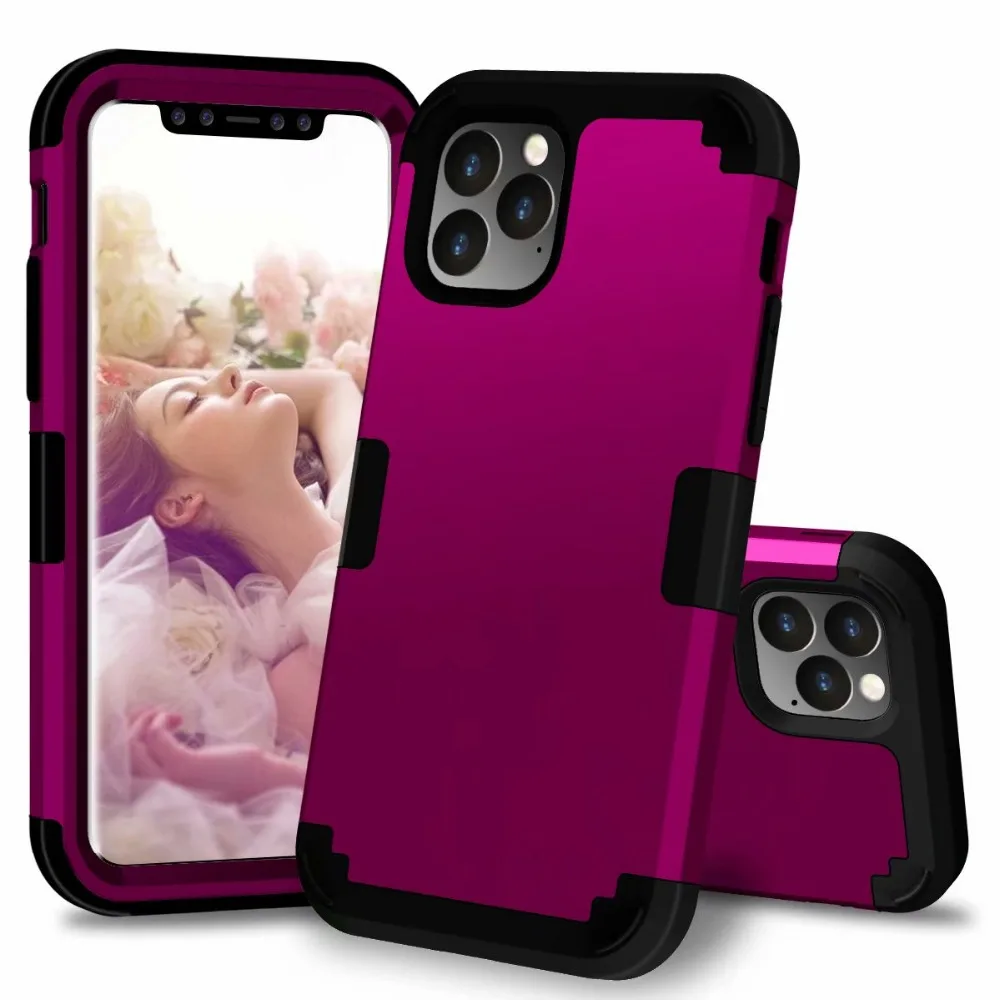 360 чехол с полной защитой для iPhone 11 11 Pro MAX Гибридный противоударный защитный силиконовый бампер для iPhone XS XR 8 7 Plus чехол
