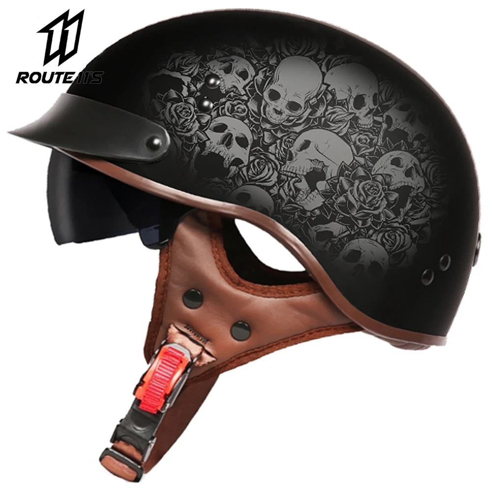 

Белый мотоциклетный шлем Ретро Casco Moto летние Capacete De Moto открытым уход за кожей лица аксессуары для мотоциклов безопасности мотоцикл шлем