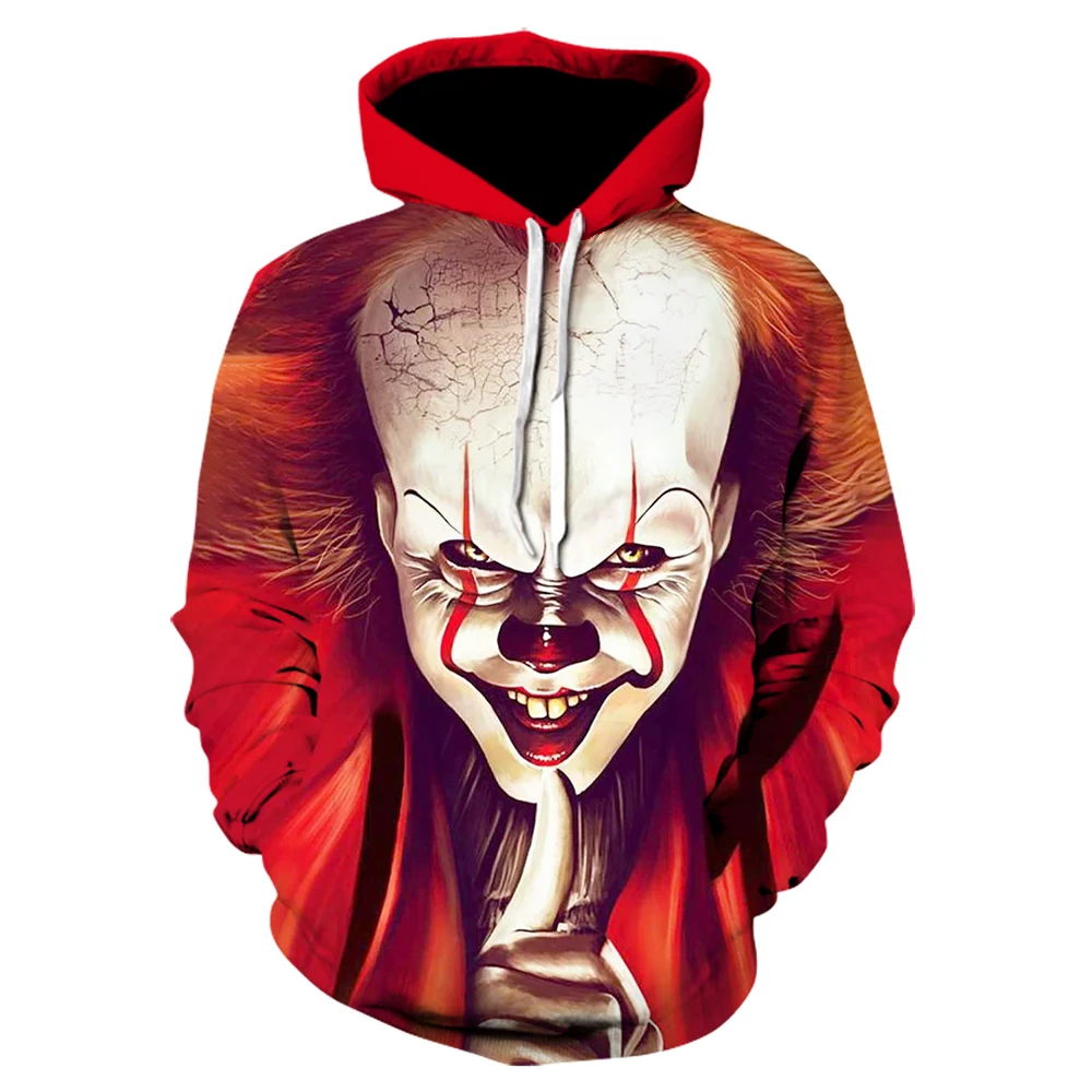 

Oversized Hoodie for Men Summer 3D Horror Print Mens Custom Hoodie Sweatshirt Sportswear Tops Men-clothing Drop Shipping 6XL