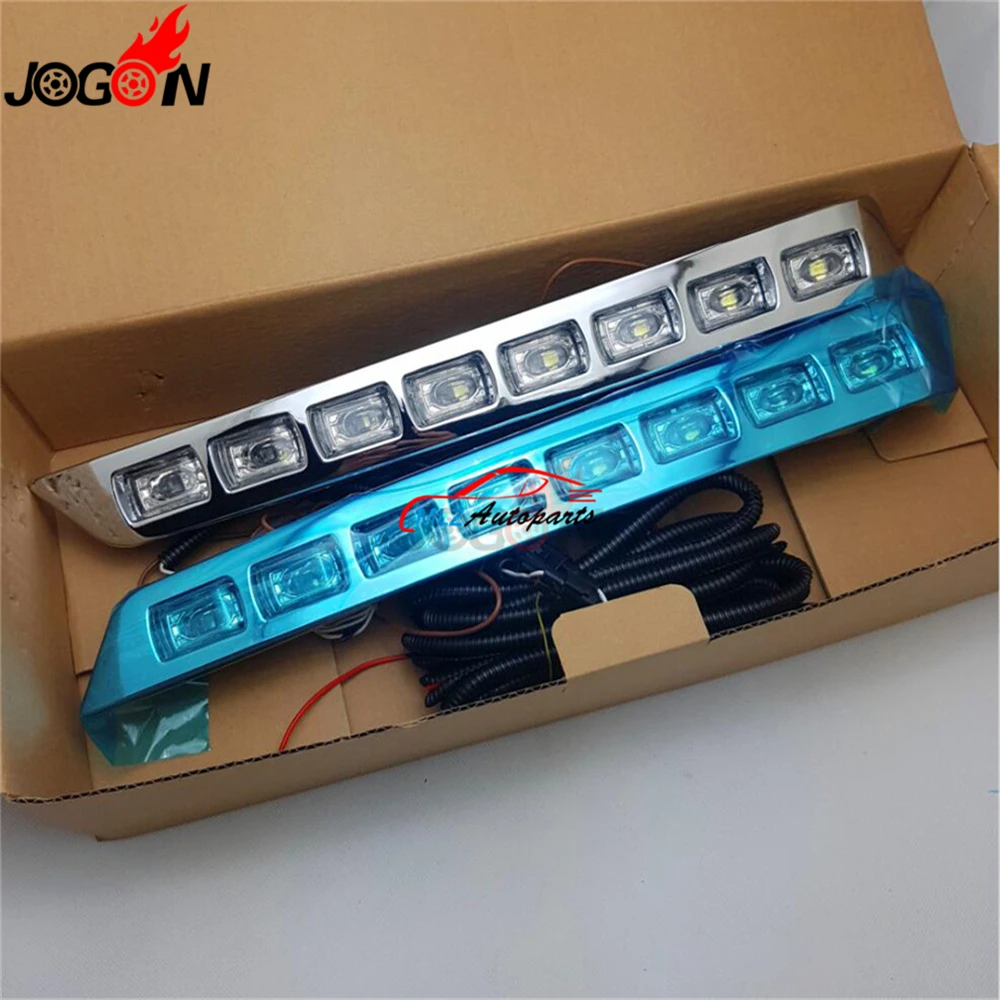Для Toyota Land Cruiser LC200 2012 2013 2 шт передний бампер Светодиодный дневной светильник s дополнительный ходовой светильник