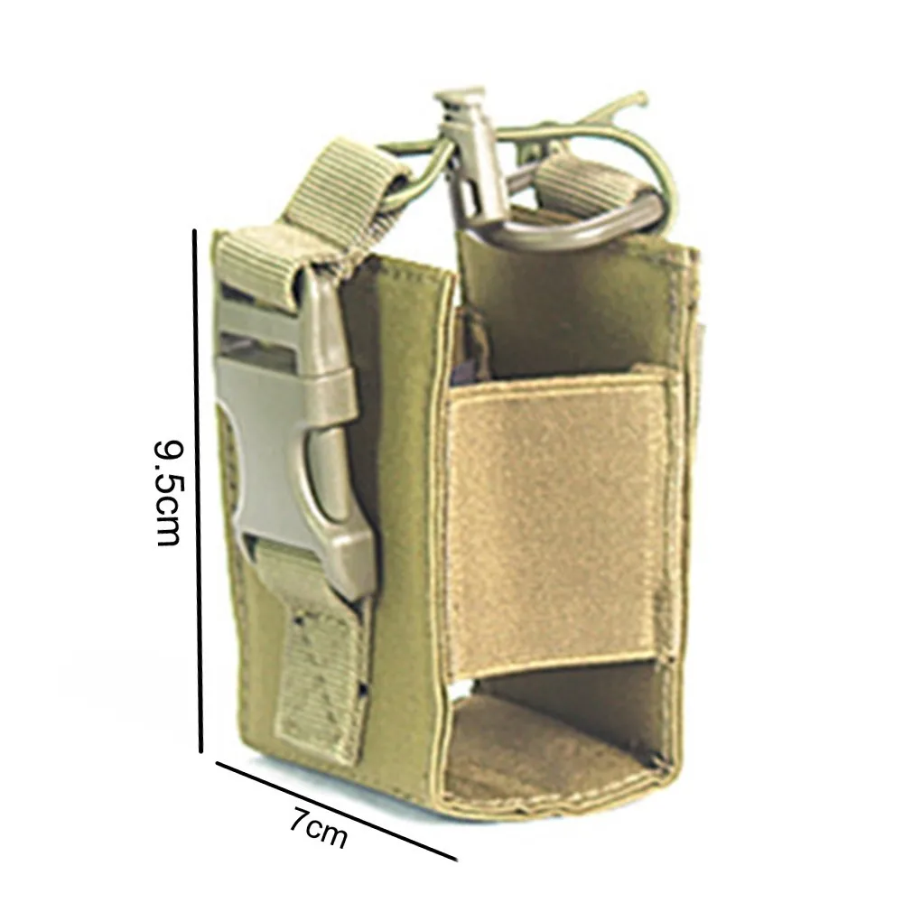 

Talkie Holder Bag Nylon Radio Magazine Pouch Pocket Sports Pendant Portable Mini Waist Bag for Outdoor Hunting Hiking Camping