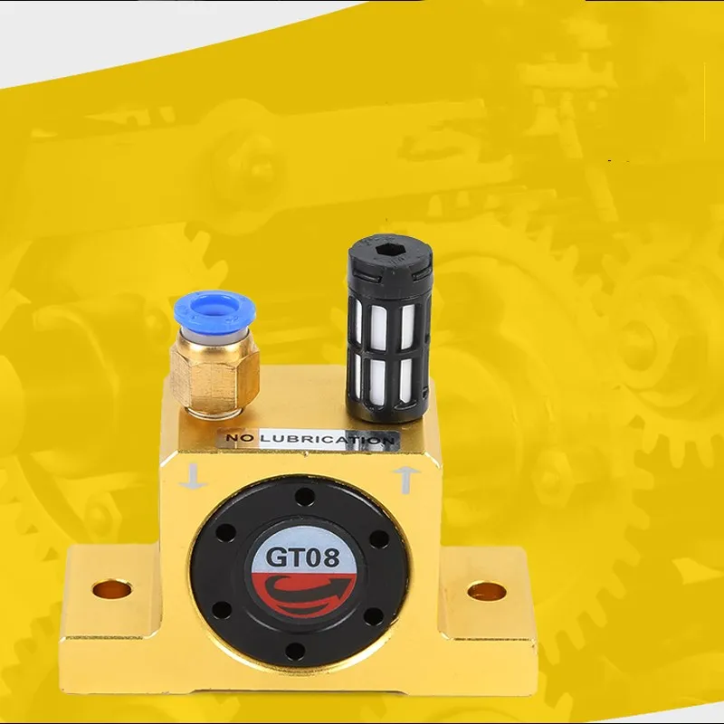 

Free Shipping G1/4" Industrial New GT Series Pneumatic Gear Vibrators Golden GT-20 free ship