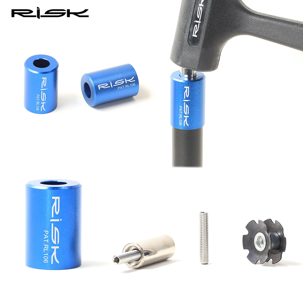 

Bicycle Front Fork Headset Star Nut Installar Tool Core Mounting Sleeve Tools Fit For 28.6mm Bike Fork Steerer Driver Tool