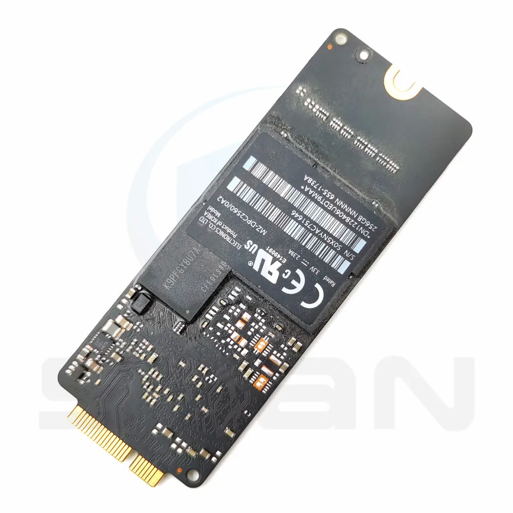 Оригинальный SSD накопитель Lapotop для Apple Macbook Pro Retina 13 дюймов A1425 15 A1398 128 ГБ 256 512 768