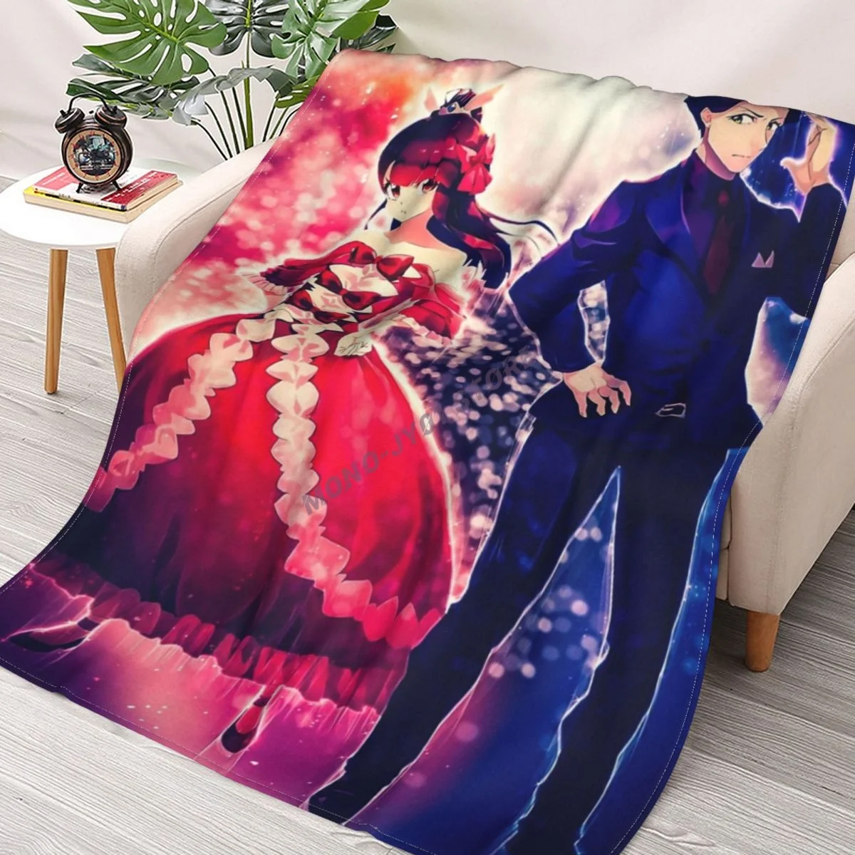 

Andrew Hanbridge Little Witch Academia Throw Blanket Sherpa Blanket cover Bedding soft Blankets