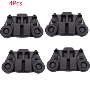 4 упаковки W10195417, полка для посудомоечной машины, ролик для гидромассажной посудомоечной машины, нижняя полка, колеса, сменный ролик для посудомоечной машины