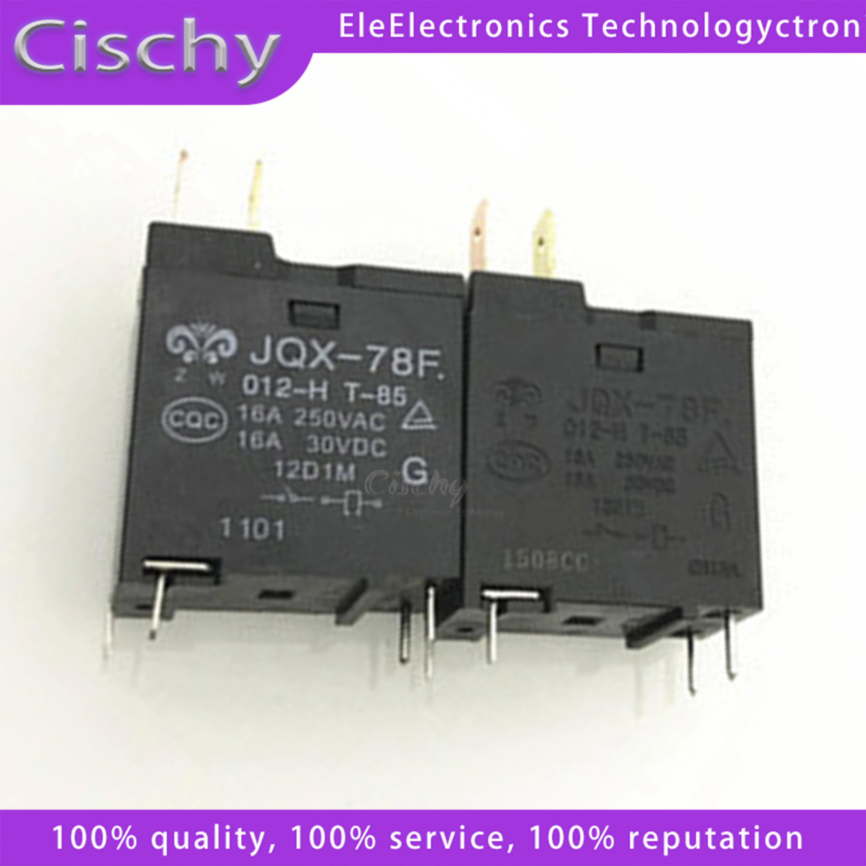 

Новый реле JQX-78F 012-H 12VDC 16A 4 pin 12V 78F