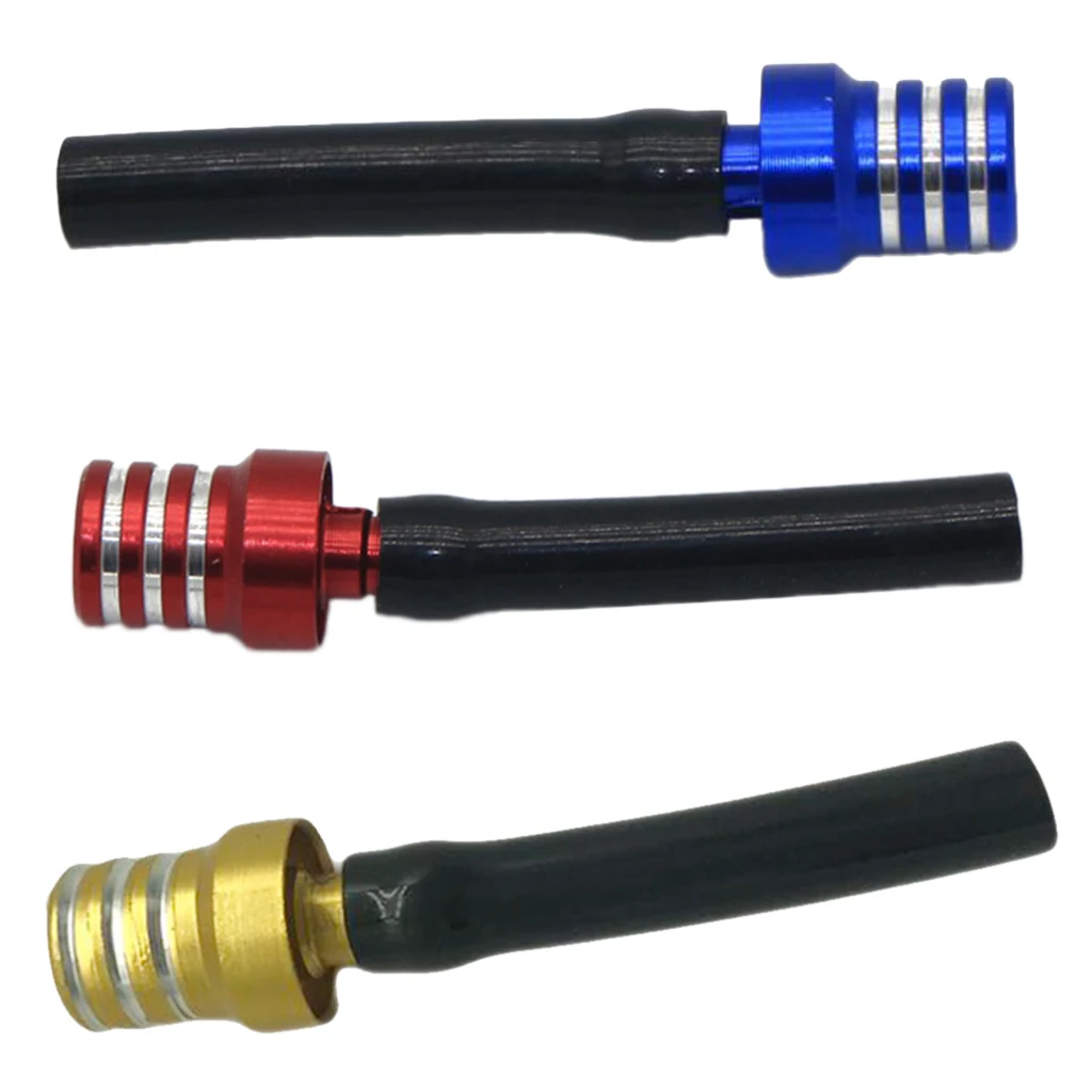 

Pack of 3 Gas Fuel Tank Cap Valve Vent Breather Hose Tube for Motorcycle (Golden+Red+Blue)