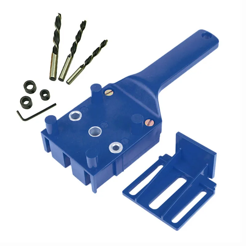 

Деревообработка карманное отверстие джиг пластиковый дюбель джиг ручной перфоратор 6 8 10 мм сверло руководство прямое отверстие бурение Ст...