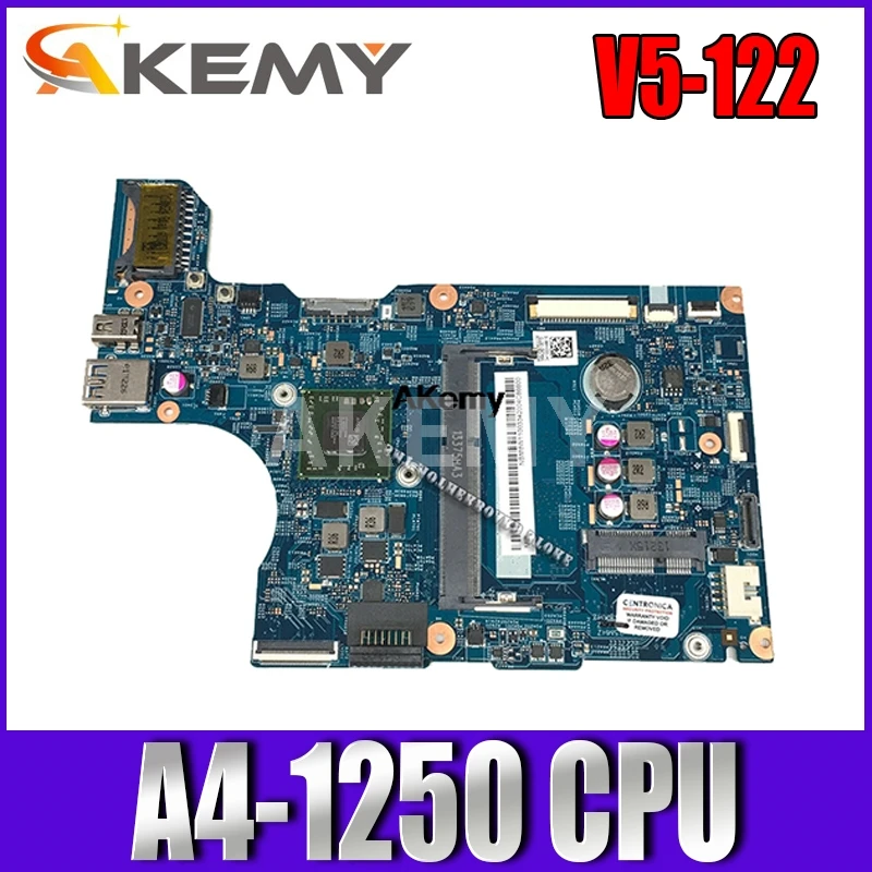 

V5-122 motherboard For Acer V5-122P Laptop Motherboard 12281-1 With A4-1250 CPU 2GB RAM NBM8W11001 48.4LK03.01 100% Tested