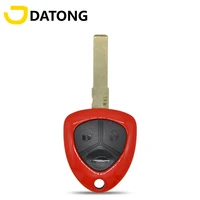 datong world car remote control key case shell for ferrari 458 replacement auto smart key housing cover with brand metal logo