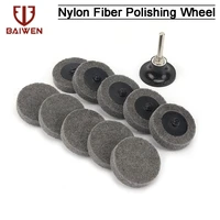 50mm 2inch nylon fiber abrasive disc polishing wheel buffing pads 9p non woven grinding disc for rotary dremel accessories