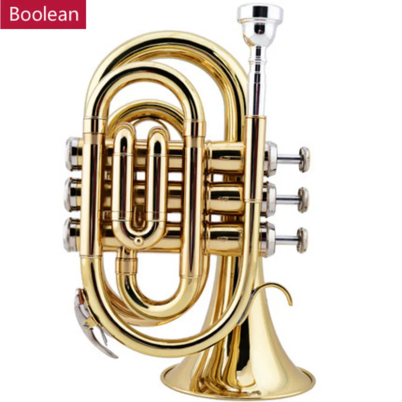 Профессиональный мини шоу Джейн Bb Труба латунный инструмент| |