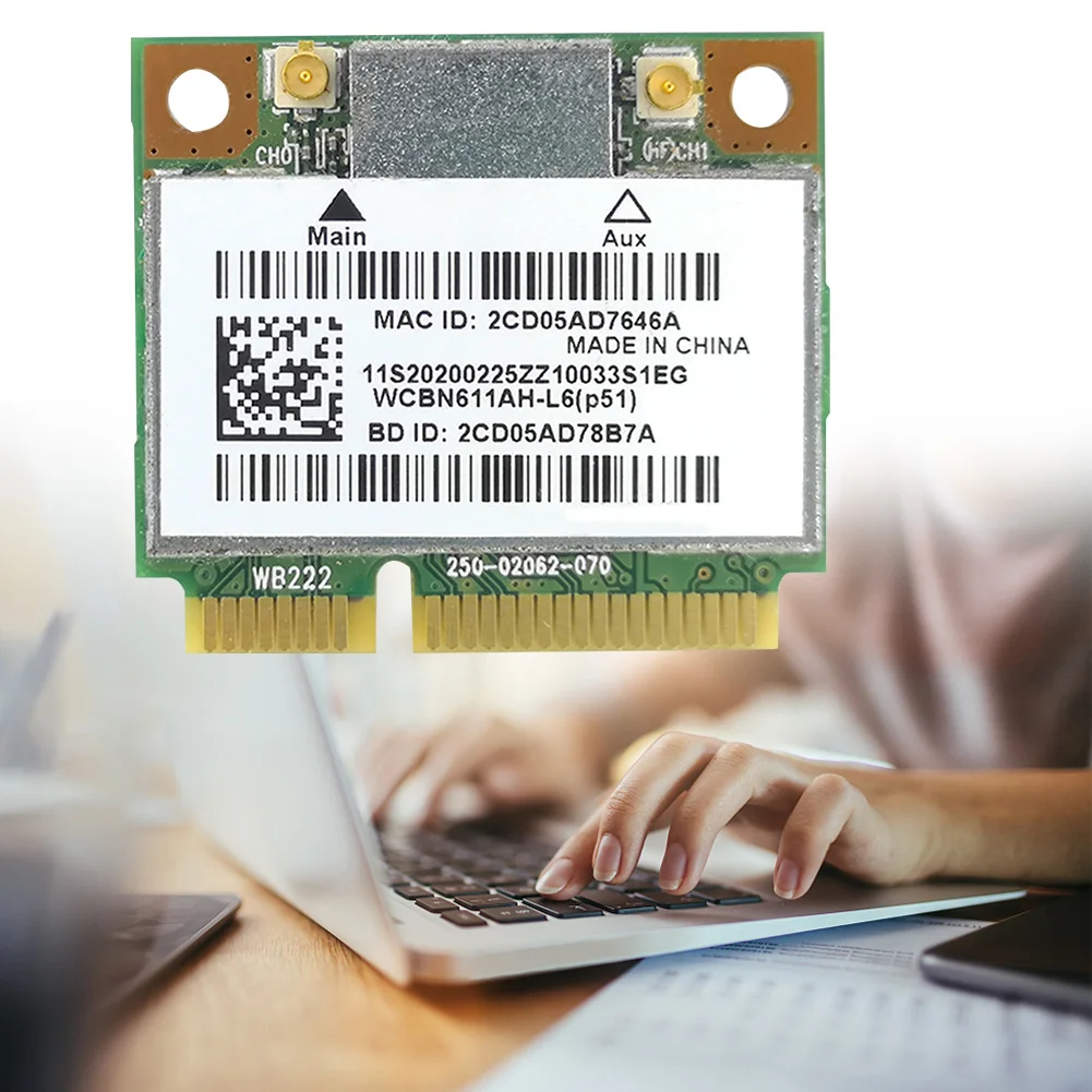

300M 2.4G 5G Wireless Network Card Stable Dual Band Anti Interference LAN High Speed Computer For Laptop Portable Bluetooth 4.0