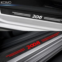 for peugeot 107 108 206 207 208 301 306 307 308 407 408 508 2008 3008 5008 auto accessories car door sill threshold stickers