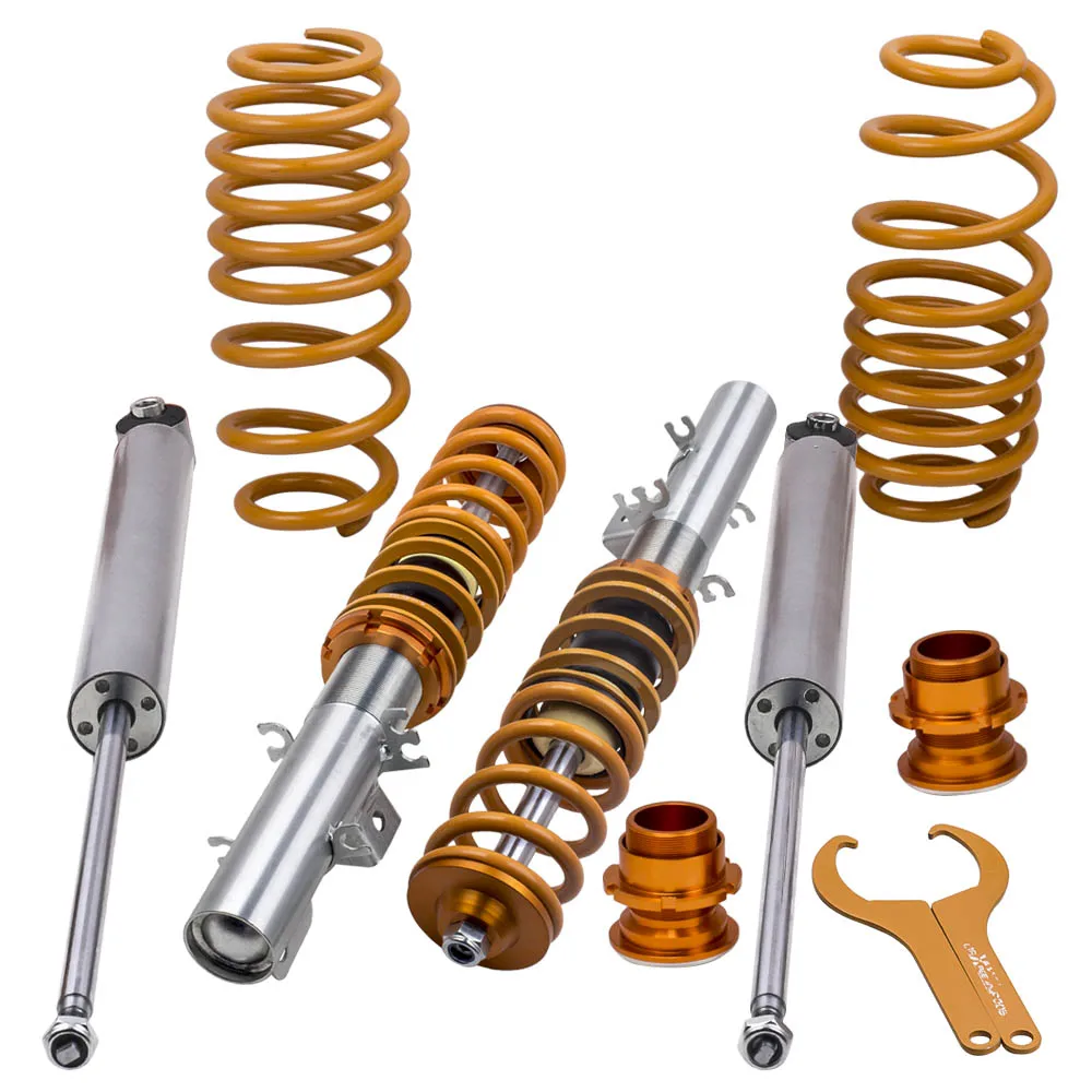 Для SEAT LEON CUPRA & R TYPE 1M MK1 1999 2006 COILOVER Shock Absrober|Амортизаторы и опоры| |