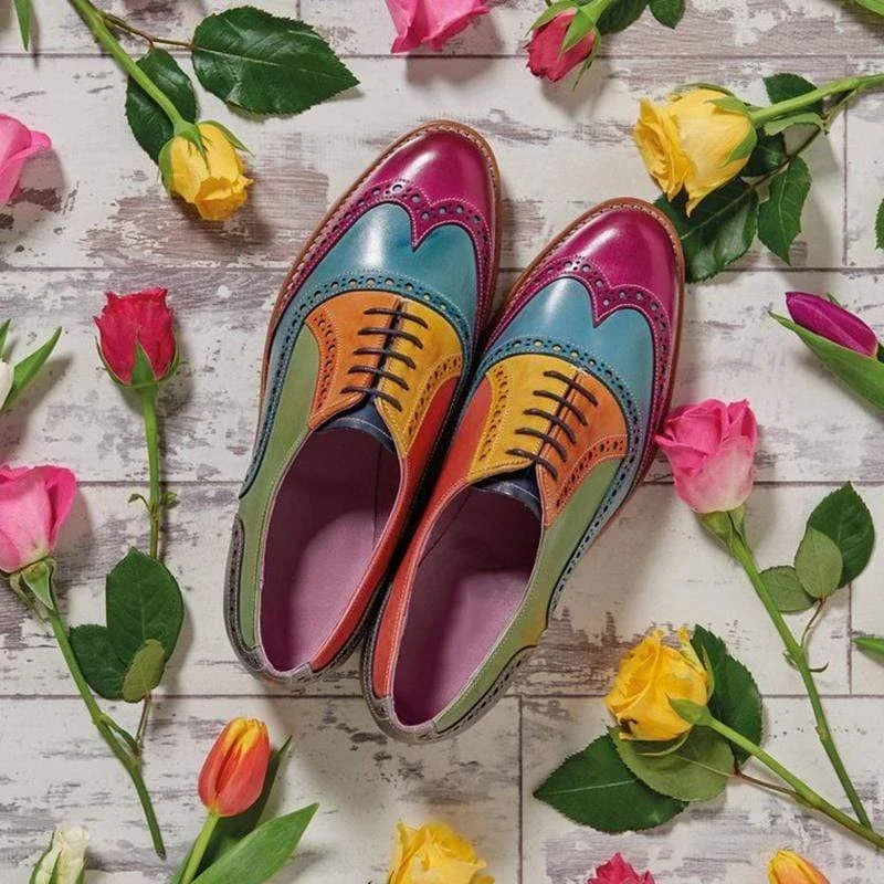 

Мужские туфли из искусственной кожи на шнуровке, повседневные классические туфли, броги, весенние ботильоны, винтажные классические мужски...