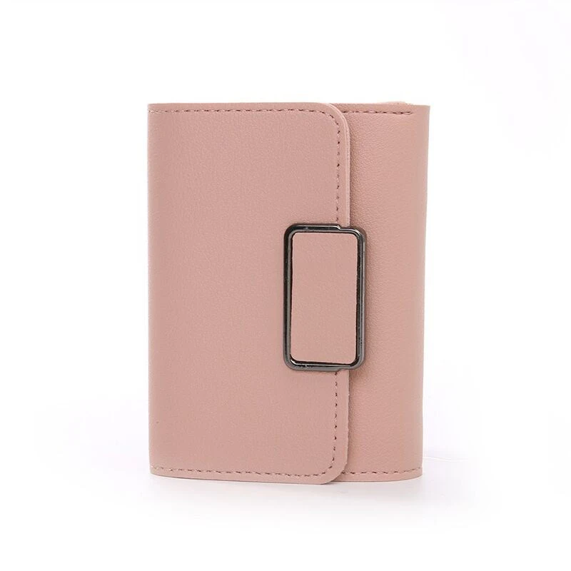 Модный однотонный женский кошелек из искусственной кожи с несколькими