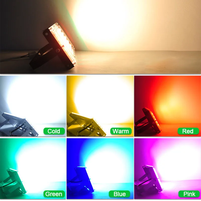 LED Flood Light 50W 100W 150W 200W Floodlight AC 220V 240V LED street Lamp waterproof IP65 outdoor Lighting led cob spotlight
