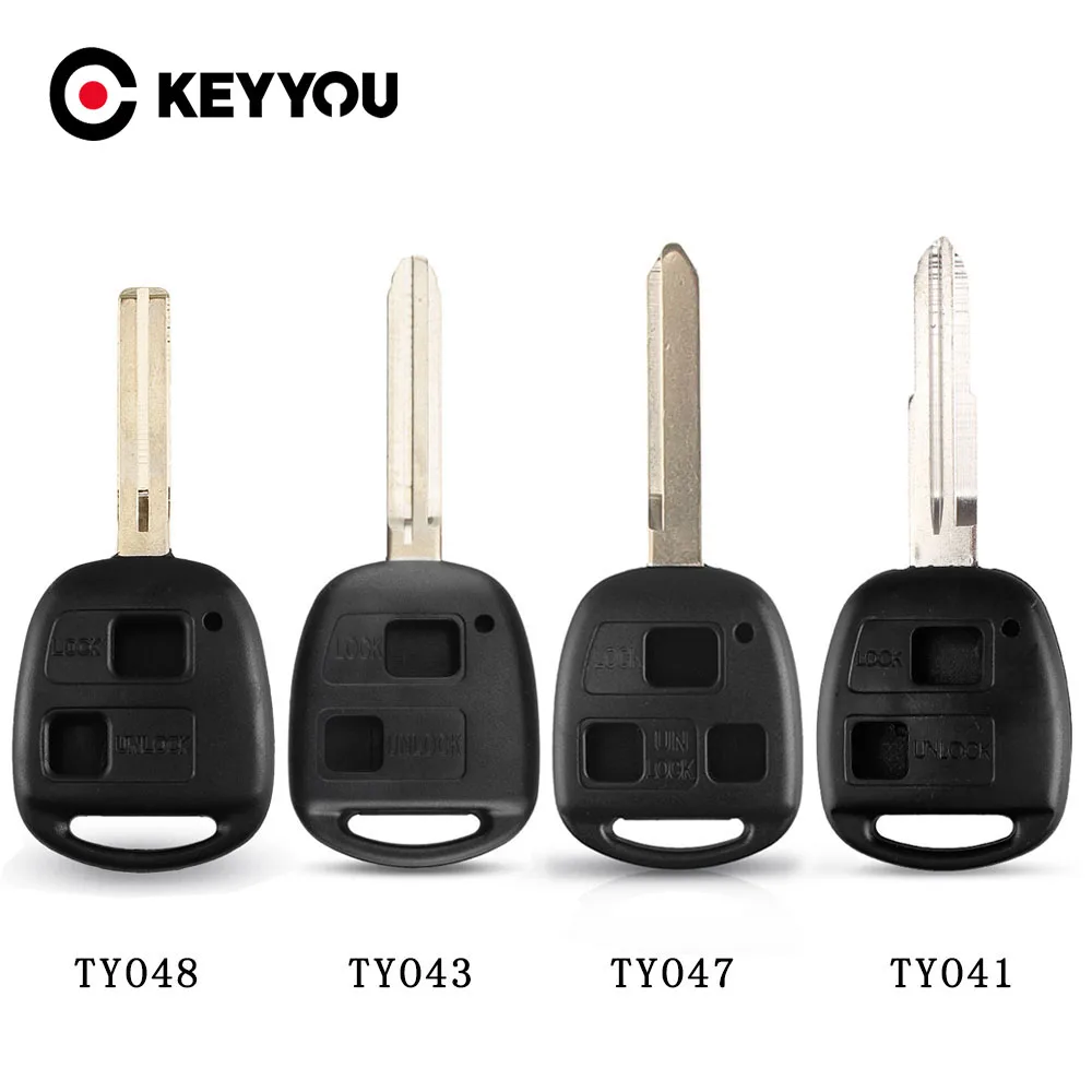 KEYYOU 2BT TOY41/TOY43/TOY47/TOY48 дистанционный ключ брелок от машины чехол в виде ракушки для