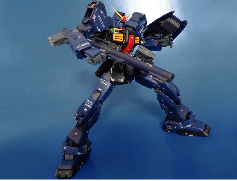 Аниме RG 1/144 черный RX 178 Титаны Mark II воина гундама собрать модель Juguetes робота из