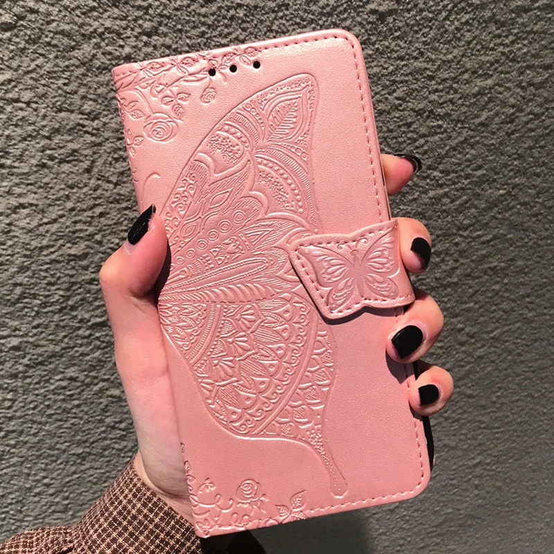 Для huawei P Smart Z 2019 чехол FIG LX1 смарт Чехлы цветок из искусственной кожи флип книжка