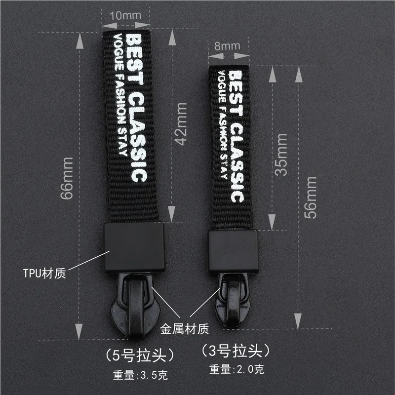 В настоящее время доступны ползунки для печати на лямках № 3 и 100 5 hao молния