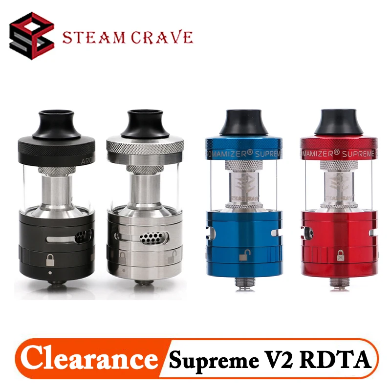 Зазор! Паровая емкость Supreme V2 RDTA 5 мл восстановленная капельница Заправляемый