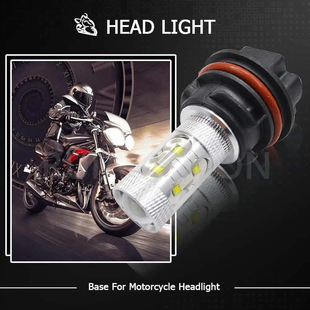 Фара головного света для мотоцикла c' ree 50 Вт HS5 Yamaha Honda Suzuki 10-80 в 12 В 24 48 6000 К белая