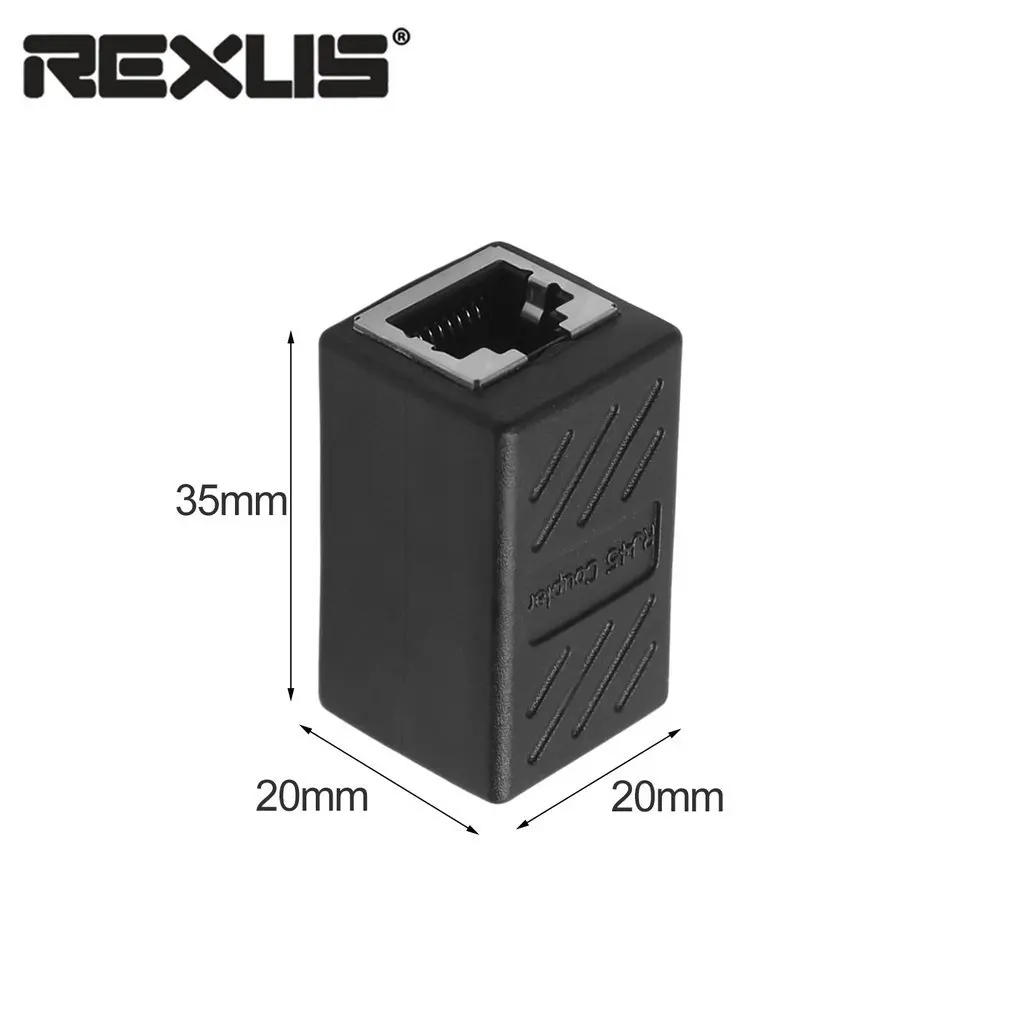 REXLIS RJ45 мама к гнезду сетевой Ethernet LAN разъем адаптер в линии муфта удлинитель