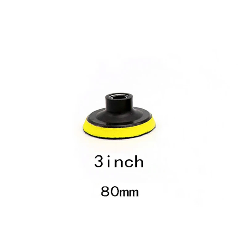 3inch M10 Самоклеящаяся полировальная Подушка " /4"/" /6" Шлифовальная бумага присоска Полировочный диск для электрического шлифовщик полировщик инструменты - Цвет: 3inch M10