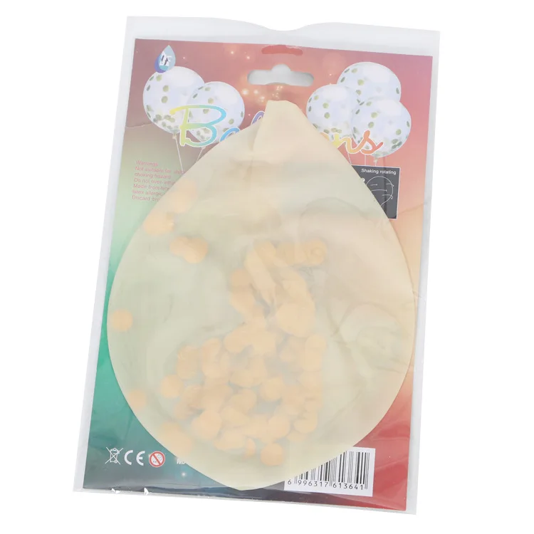 

36 inch confetti bubble balloon children's toy birthday party shopping mall decoration colorful round sequined latex balloon