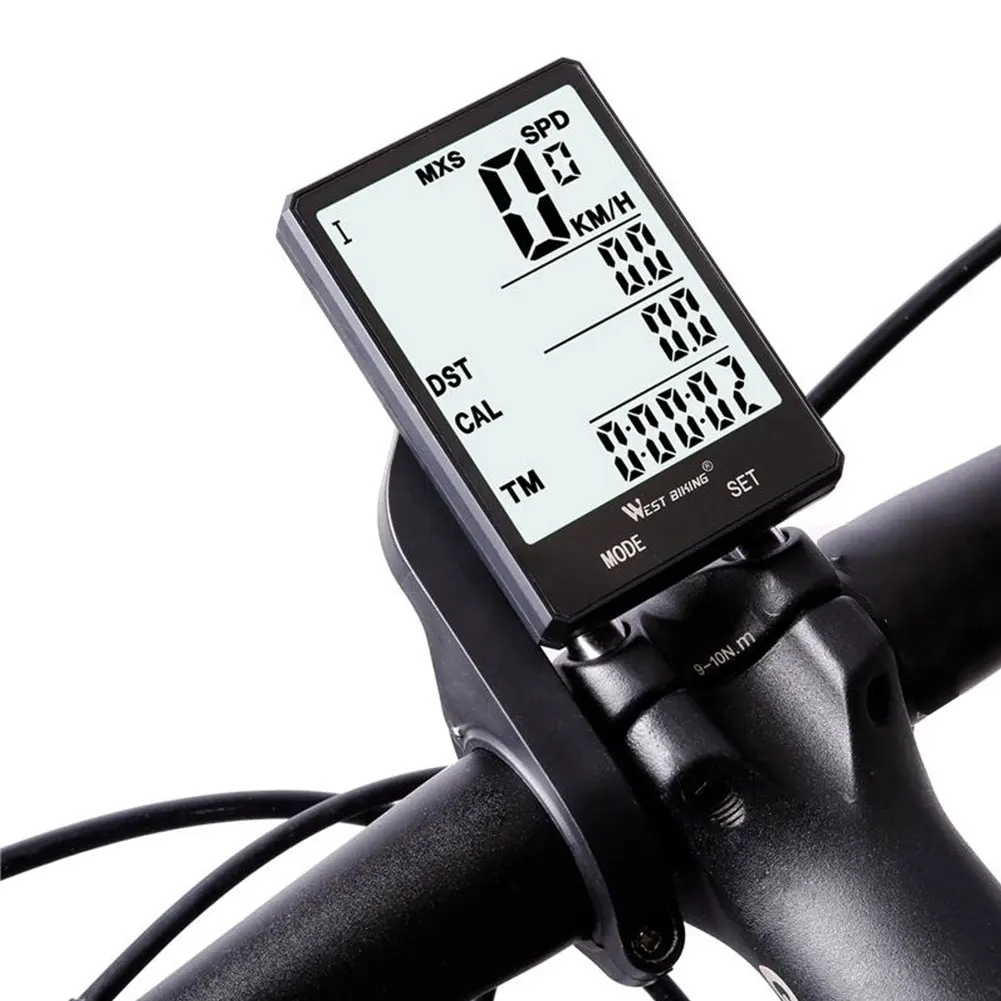 

Waterproof Bicycle Computer Wireless And Wired MTB Bike Cycling Odometer Stopwatch Speedometer Watch LED Digital Rate