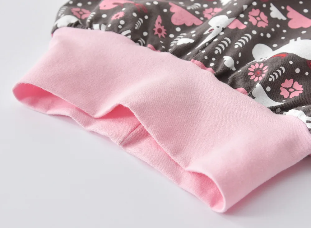 2 шт./комплект Детский комбинезон с длинным рукавом и штаны|Комплекты одежды| |