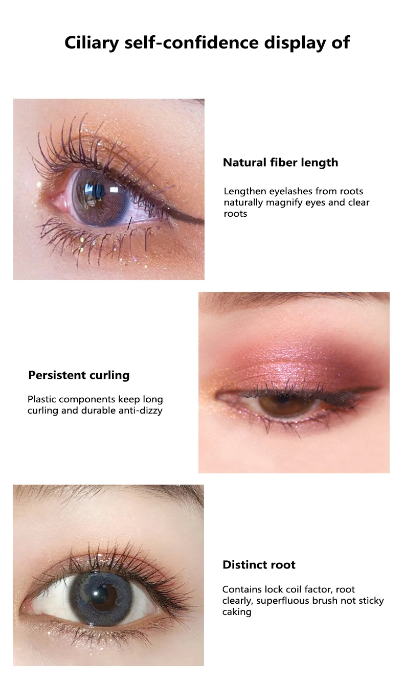 

Mascara Makeup Eyelash Black Waterproof Fiber Mascara Eye Lashes Makeup 4d Silk Fiber Lash Mascara Long Curling