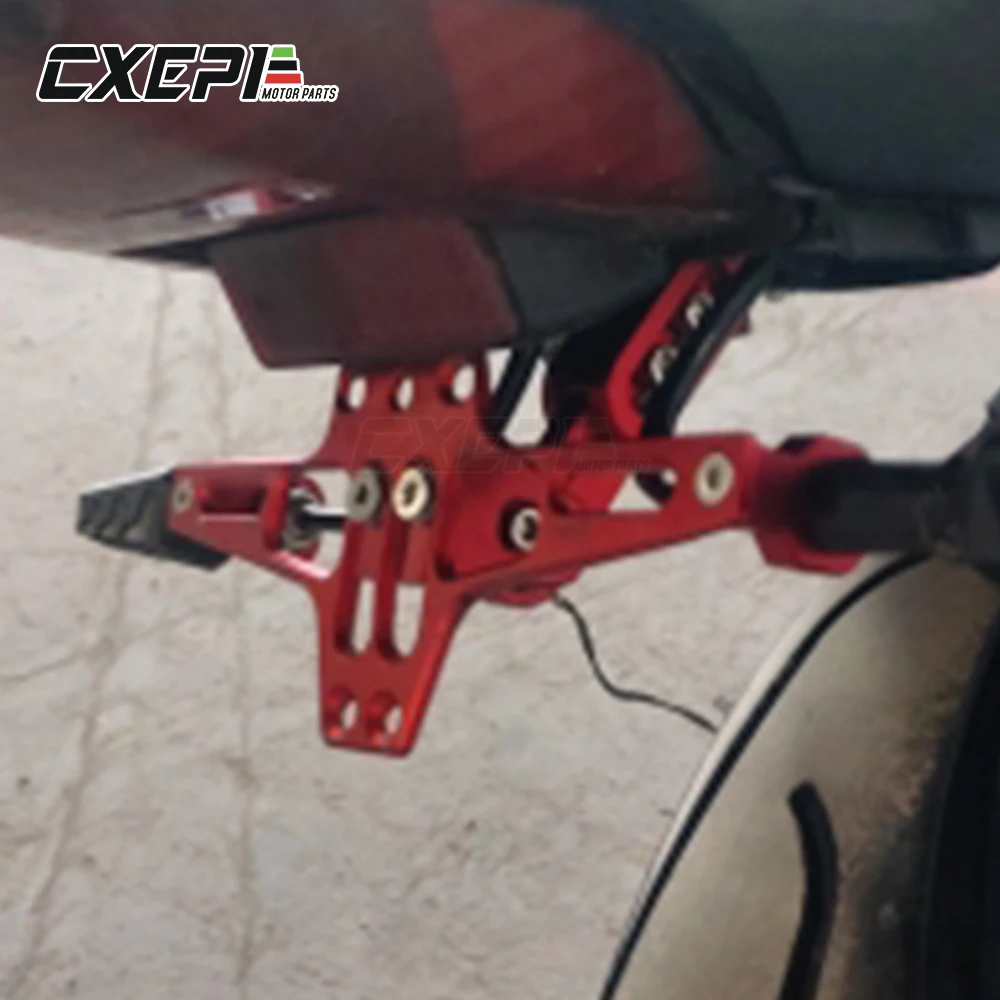 Универсальный держатель номерного знака светодиодный светильник для YAMAHA T-MAX 530