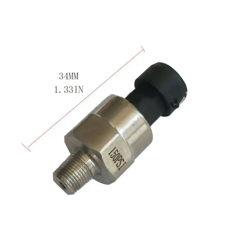 

150PSI Water Pressure Transducer Sensor 1/8" NPT Thread Transmitter for Oil Fuel