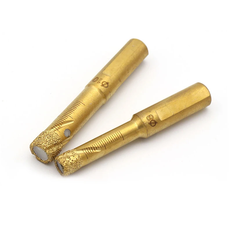 4Pcs/Set Dry Diamond Drill Bits For Porcelain Granite Tile Glass Ceramics Marble 6Mm-12Mm | Инструменты