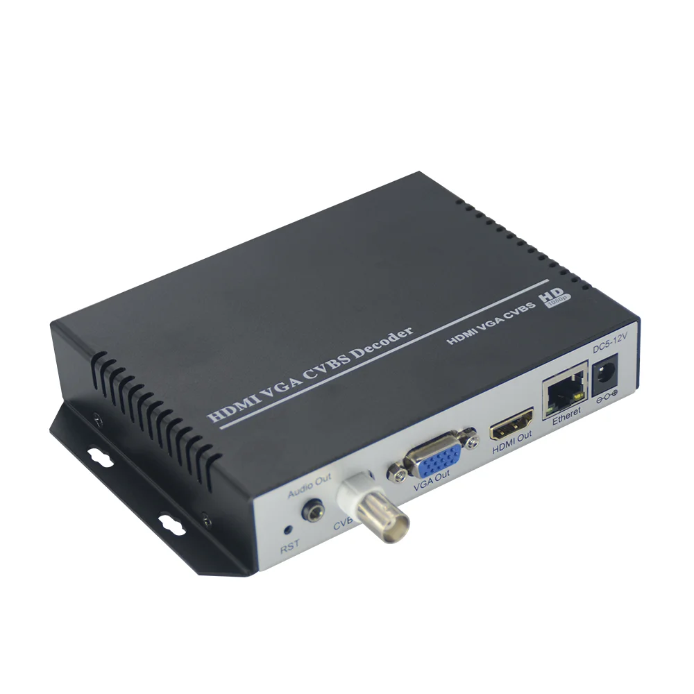 Видеодекодер H.264 / H265 4K HDMI VGA AV RCA декодер потокового видео с поддержкой Http rtmp rtsp udp