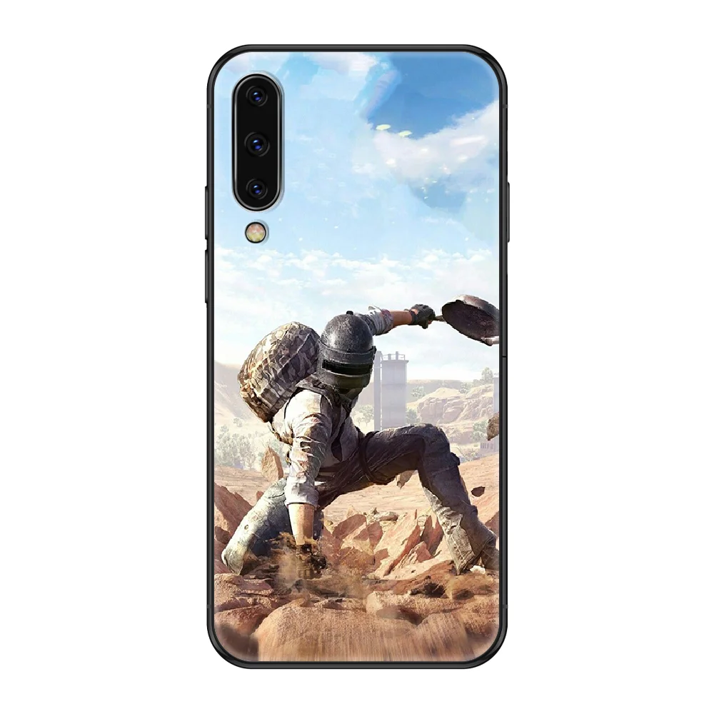 Чехол для телефона Game PUBG Samsung Galaxy A 3 5 8 9 10 20 30 40 50 70 E S Plus 2016 2017 2018 2019 черный роскошный