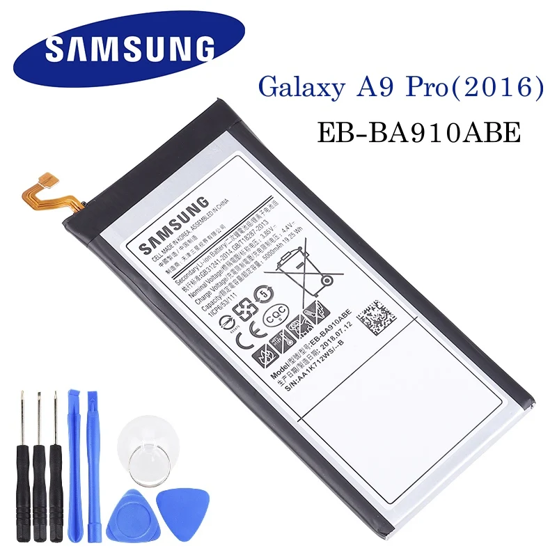 Оригинальная батарея для Samsung GalaxyA9 + A9000 A9 Pro 2016|Аккумуляторы мобильных телефонов| |