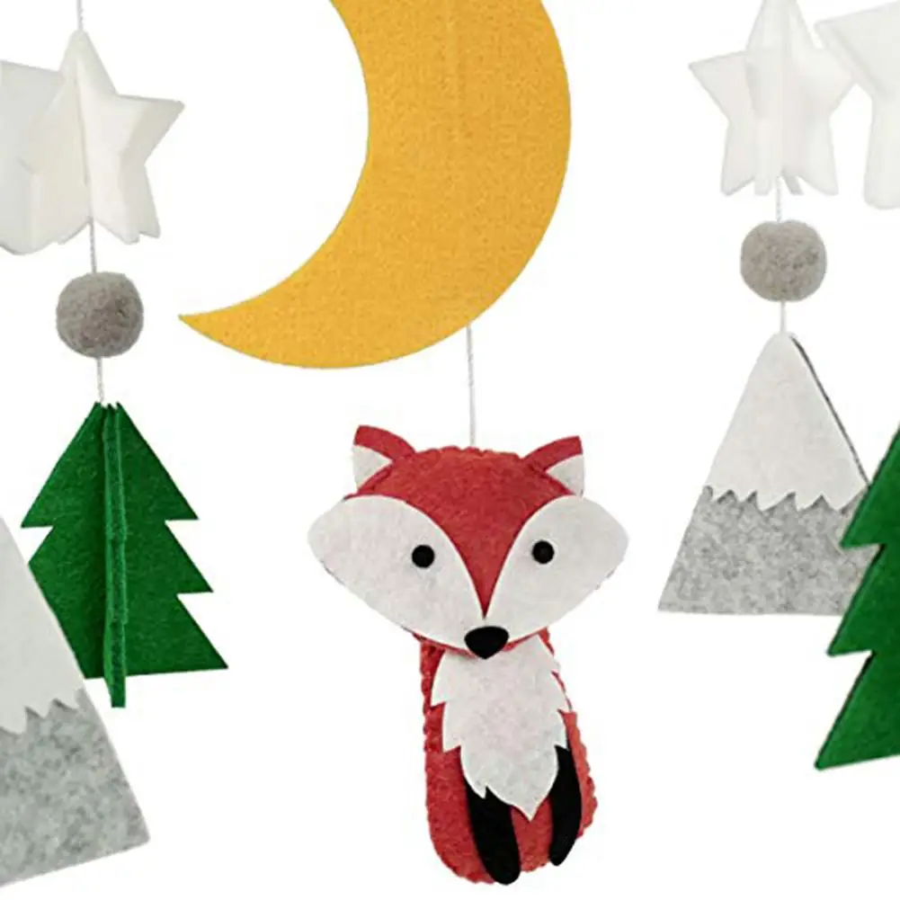 

Wind Chime Durable Handmade Woodland Fox Nursery Pendant Decoration Baby Shower Gift