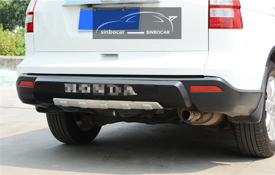 Автомобиль ABS пластик Передний + Задний бампер протектор Подоконник Накладка