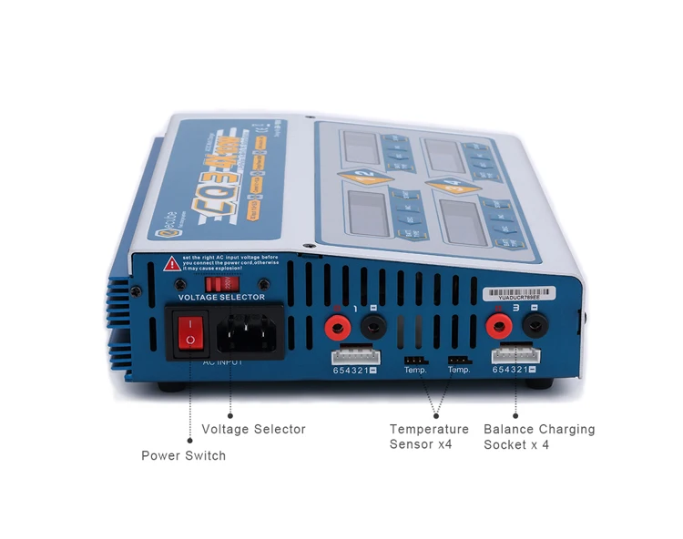 EV-Peak 100 Вт x 4 CQ3 RC балансирующее зарядное устройство для Lipo батарей Nimh Nicd литиевая