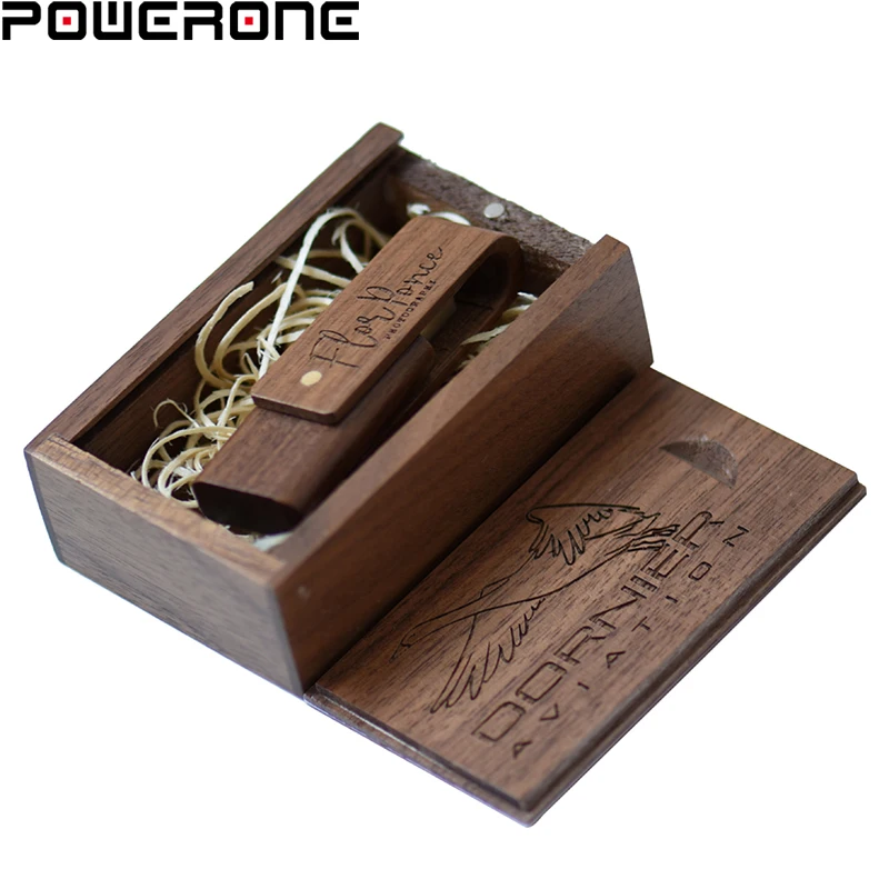 USB-флеш-накопитель POWERONE деревянный 4/8/16/32/64 ГБ | Компьютеры и офис