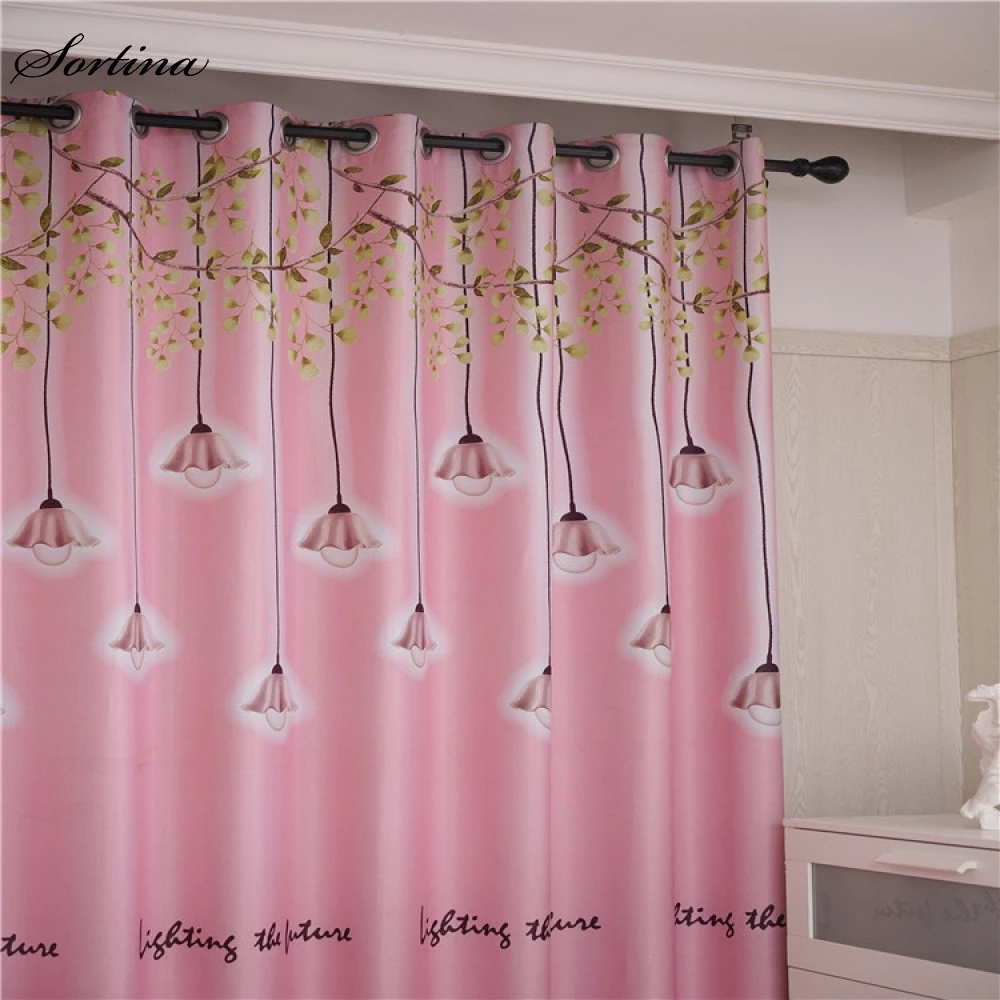 Светонепроницаемые шторы на окна розовые занавески в спальню взрывобезопасные