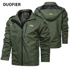 Ветровка мужская водонепроницаемая, с капюшоном, на осень, 4XL