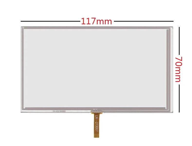 

New 5-inch touch screen 117*70mm navigation GPS/MP4 touch handwritten screen HSD050IDw1 E navigation HL980